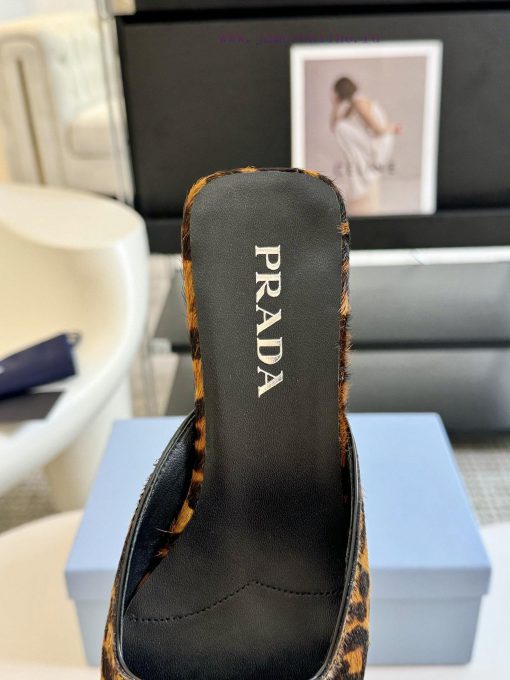 Prada 24/Show style satin square toe triangle heel high heelsWearing the elegant and intelrah33t3m - Image 5