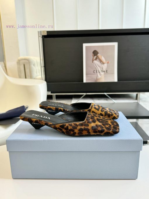 Prada 24/Show style satin square toe triangle heel high heelsWearing the elegant and intelrah33t3m - Image 6