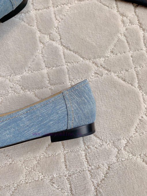Chanel classic denim ballet flat shoes upgraded denim fabric, simple and high-end, super fasuzv7d8wc - Image 8