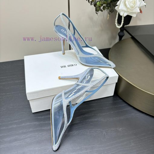 The Attico24 Autumn New High HeelsThis high-heeled shoe is made of 100% suede leather and PVgsxho0gb - Image 4