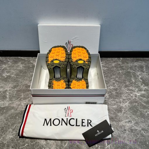 Top of the line Moncler Alliance Trailgrip Lite low top lace up khaki ️️ Trailgrip Lite is dvf25mj3r - Image 10