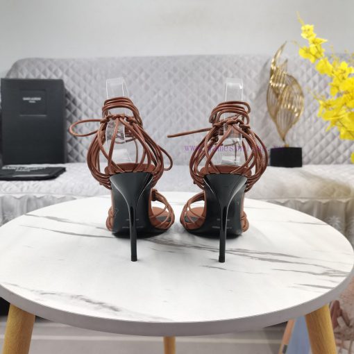 New Release - YSL Top Level2024 new strap high-heeled sandalsPerfect attention to detailFootqvci43s1 - Image 4