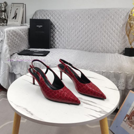 Shangxin YSL2024 New Baotou Middle Heel Back Empty SandalsCorrect version ️ Correct details ozwkl239 - Image 2