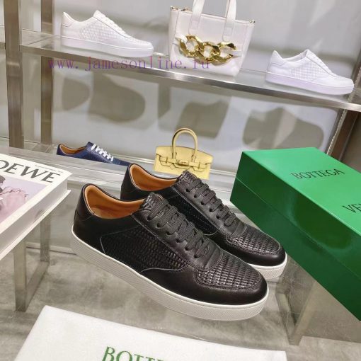 The original development of BottegaVeneta Bottega lovers' lace up casual sneakers for men+20d0xr1pr5 - Image 4