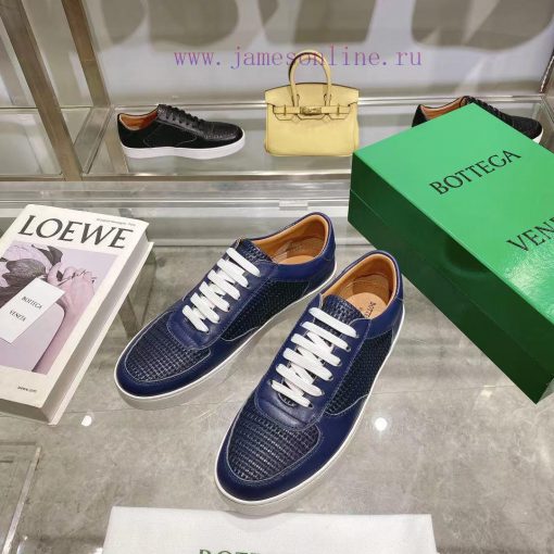 The original development of BottegaVeneta Bottega lovers' lace up casual sneakers for men+20fnmdltcx - Image 3