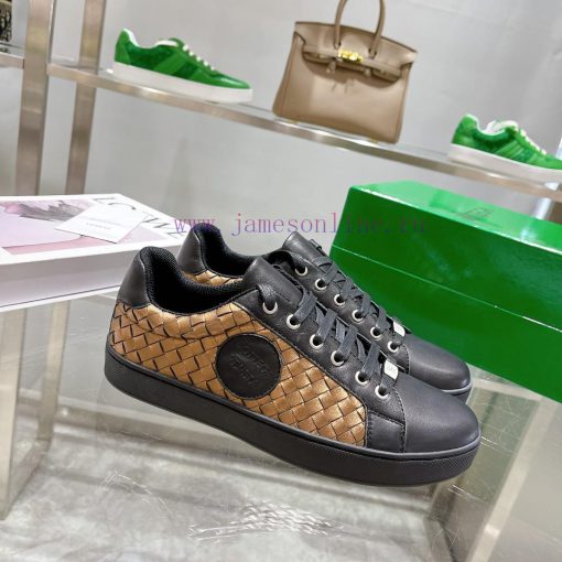 The original BottegaVeneta Bottega family lace up casual men's sneakers were developed with k9o6m0t4 - Image 3