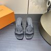 2024 early spring new LV donkey brand Louis Vuitton classic explosive hollow out thick heel l4yvpg90