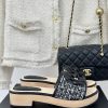 Chanel | Chanel 24P Spring/Summer New ProductsThick Bottom Mountain Camellia Slippers Seriesibvhcbdl