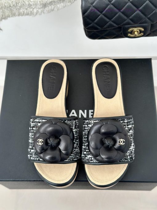 Chanel | Chanel 24P Spring/Summer New ProductsThick Bottom Mountain Camellia Slippers Seriesibvhcbdl - Image 5