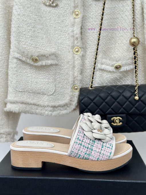 Chanel | Chanel 24P Spring/Summer New ProductsThick Bottom Mountain Camellia Slippers Seriesitjxeyzr