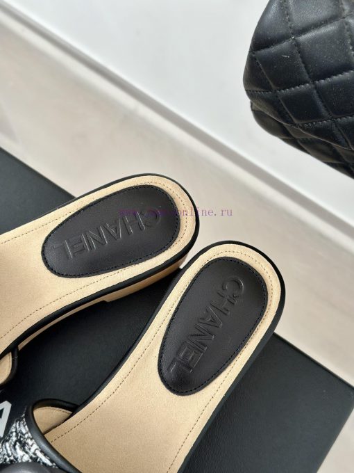 Chanel | Chanel 24P Spring/Summer New ProductsThick Bottom Mountain Camellia Slippers Seriesibvhcbdl - Image 9