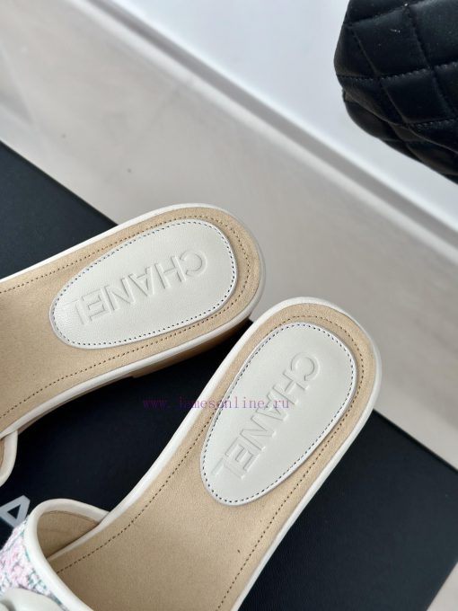 Chanel | Chanel 24P Spring/Summer New ProductsThick Bottom Mountain Camellia Slippers Seriesitjxeyzr - Image 9
