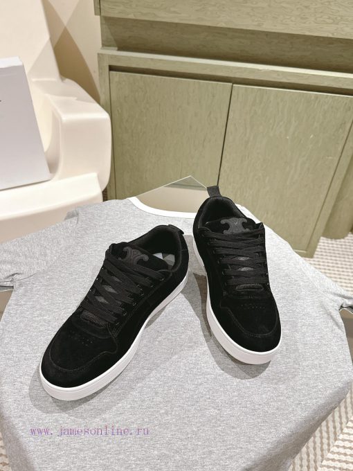 Couple style | ² ⁰ ² 4 𝐬𝐬 🤍🤎𝐶𝑒𝑙𝑖𝑛  Celine's new autumn deer skin casual shoe series is launcp0idxlz0 - Image 4