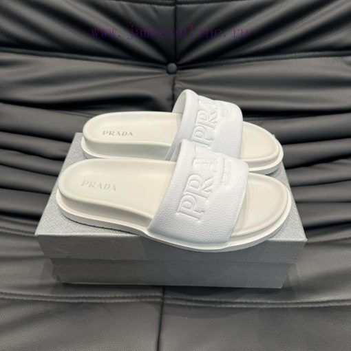 PRADR - Prada luxury brand casual slippers, imported original sheepskin, high-end and comforyl4h222u - Image 4