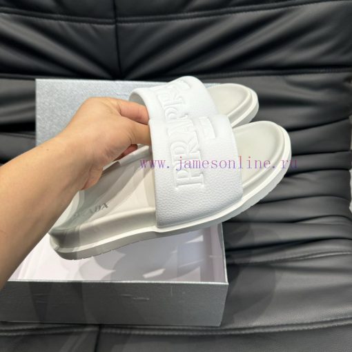 PRADR - Prada luxury brand casual slippers, imported original sheepskin, high-end and comforyl4h222u - Image 6