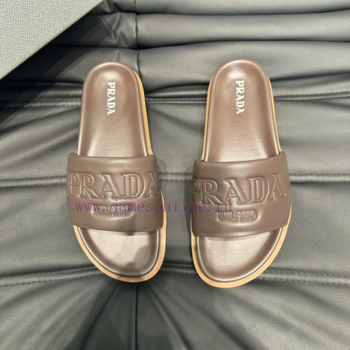 PRADR - Prada luxury brand casual slippers, imported original sheepskin, high-end and comfor9jixsub2 - Image 2