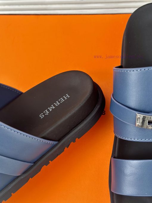 Male+10Herm è s/Herm è s Classic Kelly Button Second Uncle SlippersKelly's buckle is complet35m5kkoa - Image 7