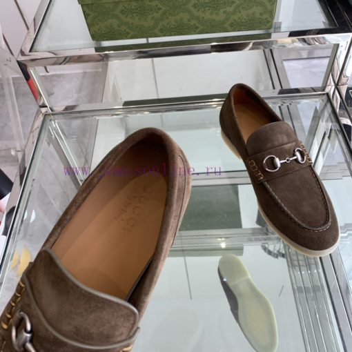 Gucci Classic Men's Horseneck Buckle loafersFeaturing a classic design and intricately embel8h105pnj - Image 5