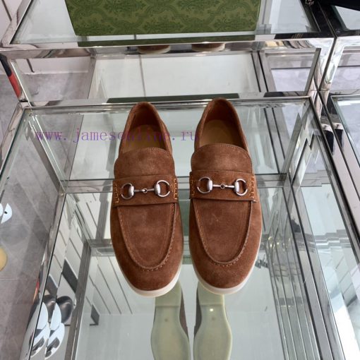 Gucci Classic Men's Horseneck Buckle loafersFeaturing a classic design and intricately embel3m522jwc - Image 2