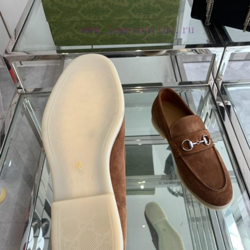 Gucci Classic Men's Horseneck Buckle loafersFeaturing a classic design and intricately embel3m522jwc - Image 10