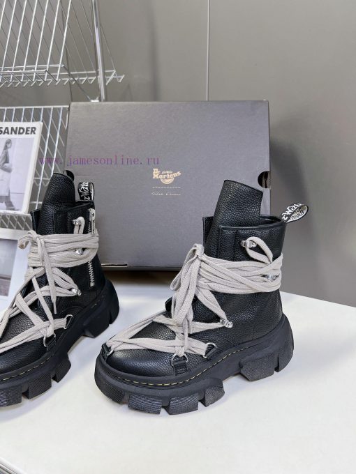 Rickowens Owens x Dr. Martens collaboration strap thick sole height increasing Martin boots fjurlpli - Image 4