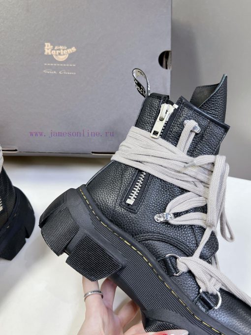 Rickowens Owens x Dr. Martens collaboration strap thick sole height increasing Martin boots fjurlpli - Image 8