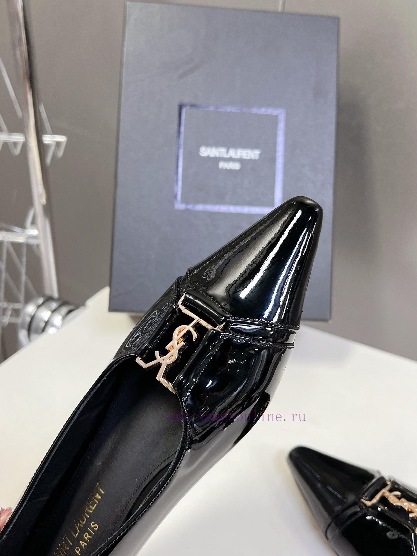SAIN * LAURENT's new spring and summer collection has been released, featuring pointed and sahf40g83 - Image 8