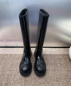 DIOR 2024 Autumn/Winter Fashion Show New D-Ebel Tall Knight Boots CD Letter Logo Handsome Thf7ltpfuc