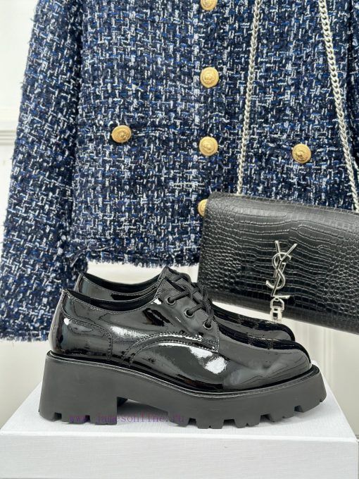 Celine | Celine 24ss Early Autumn New ProductLace up leather shoesGo materialThe fabric is mf010e27h
