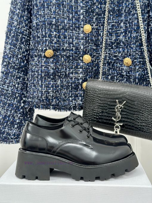Celine | Celine 24ss Early Autumn New ProductLace up leather shoesGo materialThe fabric is mofcf7edw - Image 2