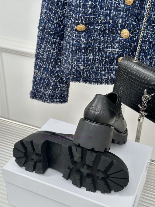 Celine | Celine 24ss Early Autumn New ProductLace up leather shoesGo materialThe fabric is mvbgx060a - Image 10