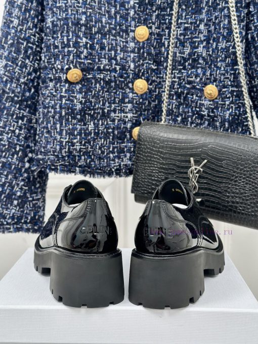 Celine | Celine 24ss Early Autumn New ProductLace up leather shoesGo materialThe fabric is mf010e27h - Image 16