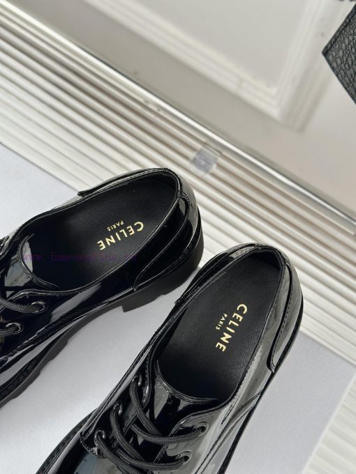 Celine | Celine 24ss Early Autumn New ProductLace up leather shoesGo materialThe fabric is mf010e27h - Image 18