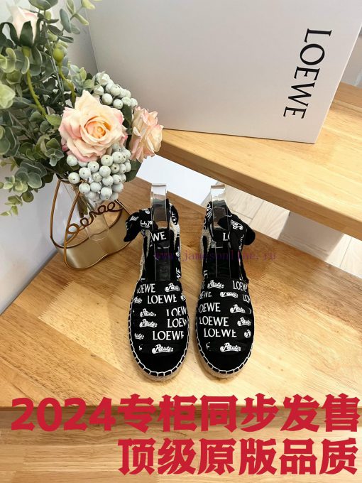 Brand LoeweLOEWE Thick soled Fisherman's Shoes Women's CashmereAnagram grass shoesColor Apri95bjvaei - Image 2