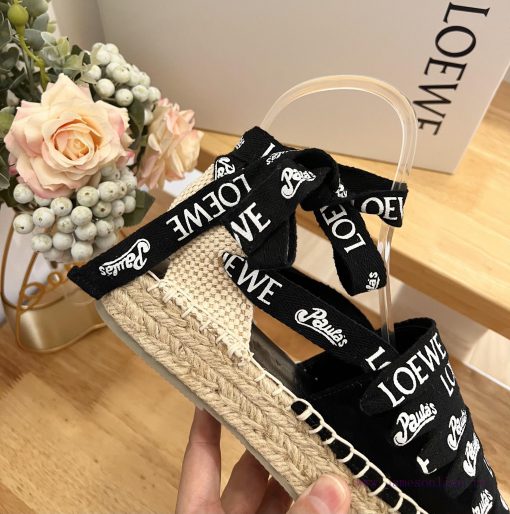 Brand LoeweLOEWE Thick soled Fisherman's Shoes Women's CashmereAnagram grass shoesColor Apri95bjvaei - Image 19