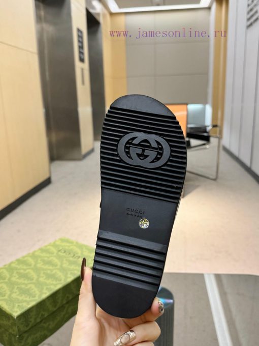 Full year shipment, Gucci's latest limited edition thick soled slippers of top quality are asmlusaa9 - Image 12
