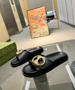 Oil edge Gucci Home 2 new flat heel straight drag for long-term production recommended to bebcs5xe7j