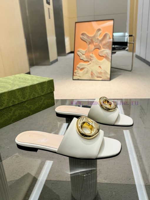 Gucci Home 2 New Flat Heel One Way Dragging Long term Production Recommended to Meimei Must k9zj7bip - Image 13