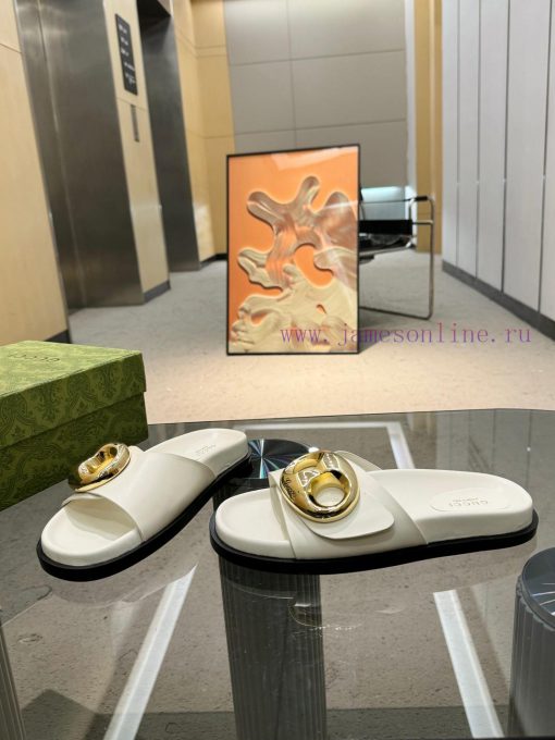 Oil edge Gucci Home 2 new flat heel straight drag for long-term production recommended to be5ugf6vlx - Image 7
