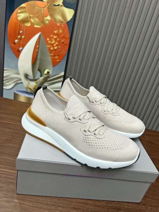 Men's shoes (Brunello cucinelli),The fabric is made of cashmere and fly woven sheepskin, andwt5cuvqw - Image 14