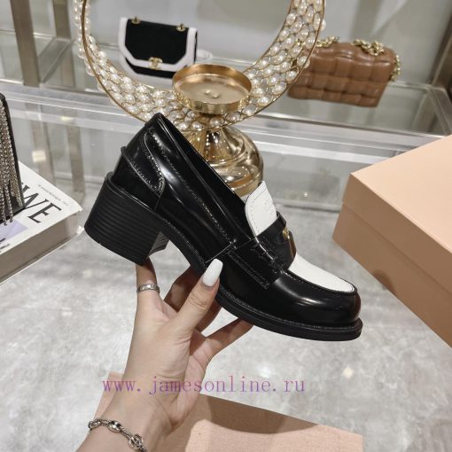 24 Autumn/Winter New Collection: Changmiumiu's newly released high-heeled coin loafers are hjucki2sb - Image 6