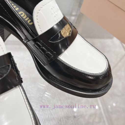 24 Autumn/Winter New Collection: Changmiumiu's newly released high-heeled coin loafers are hjucki2sb - Image 8