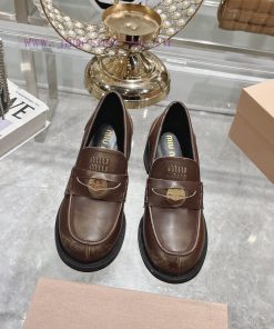 24 Autumn/Winter New Collection: Changmiumiu's newly released high-heeled coin loafers are hxdwudhq0