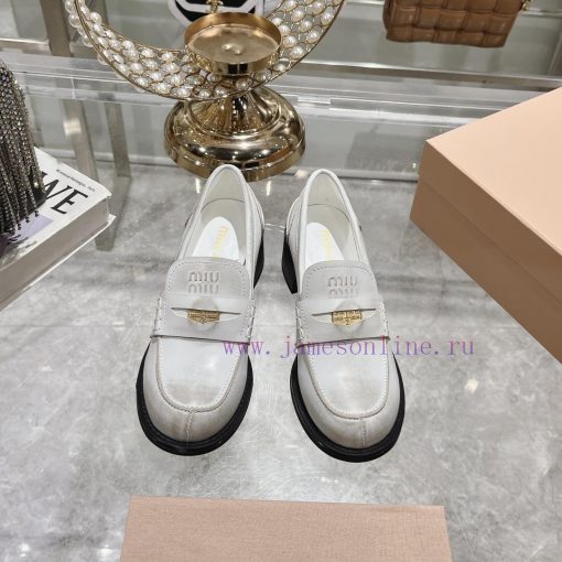 24 Autumn/Winter New Collection: Changmiumiu's newly released high-heeled coin loafers are hk3ilq0as