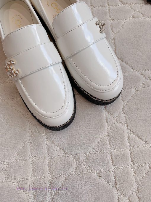 Chanel's new loafers classic chain decoration simple and atmospheric chain logo exquisite an9t1mqlhc - Image 6
