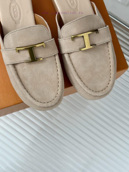 TOD's Classic Explosive Thick Bottom Metal BuckleHalf drag seriesOriginal customized calf lexn34yh2m - Image 8