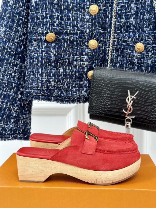 TOD's Classic Explosive Thick Bottom Metal BuckleHalf drag seriesOriginal customized calf leg4coethv