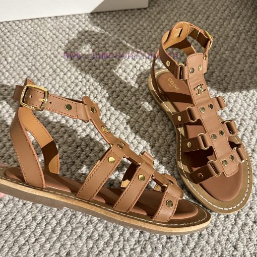 CELINE's new popular Arc de Triomphe British style flat sandals and slippers are simple, styfjn3k96l - Image 6