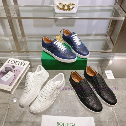 The original development of BottegaVeneta Bottega lovers' lace up casual sneakers for men+20d0xr1pr5 - Image 10