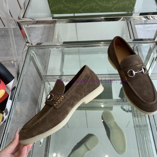 Gucci Classic Men's Horseneck Buckle loafersFeaturing a classic design and intricately embel8h105pnj - Image 4
